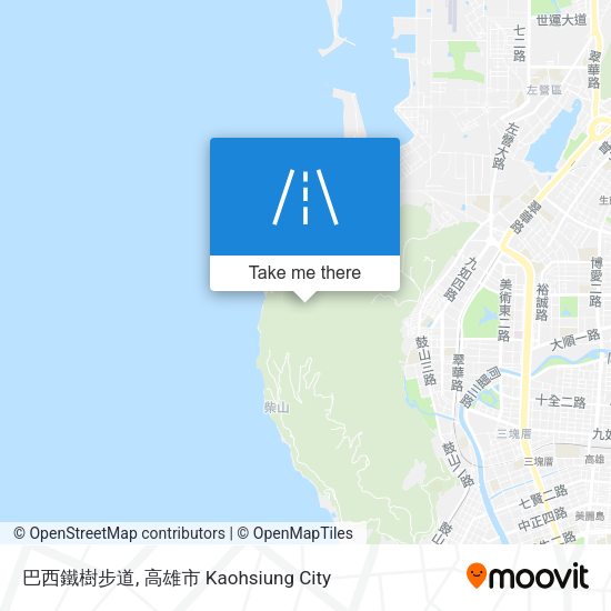 巴西鐵樹步道 map