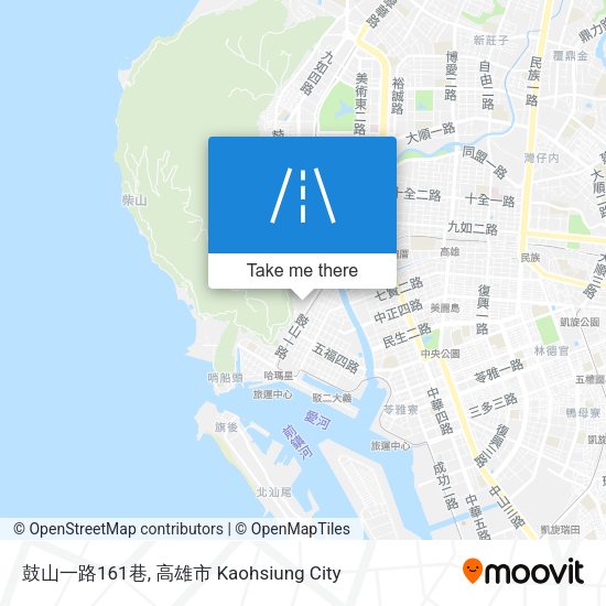 鼓山一路161巷地圖