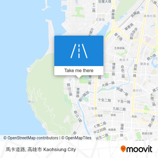 馬卡道路 map