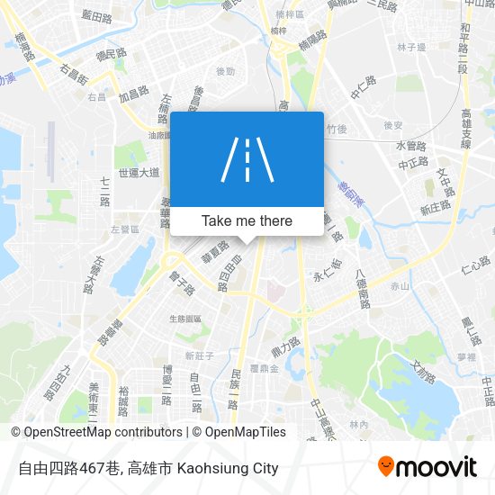自由四路467巷 map