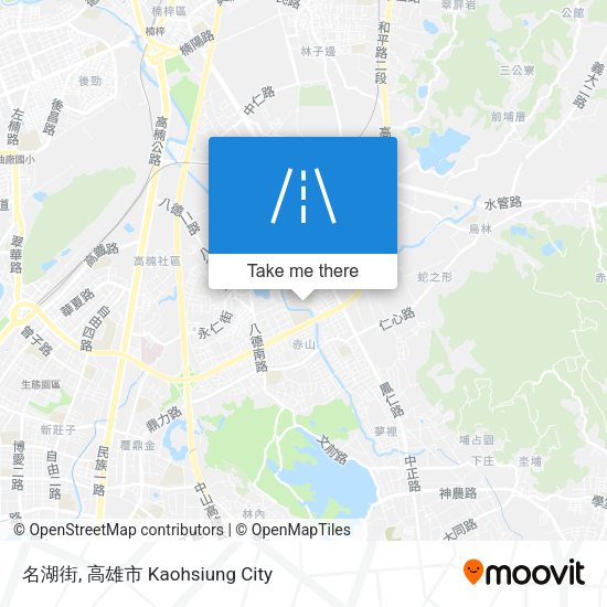 名湖街 map