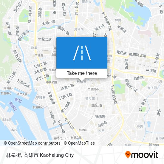 林泉街 map