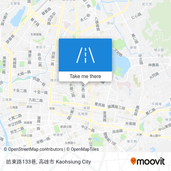 皓東路133巷地圖