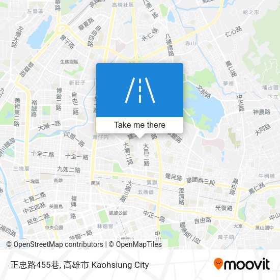 正忠路455巷 map