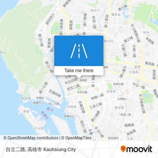 自立二路 map