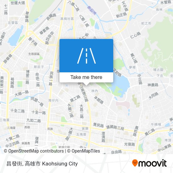 昌發街 map