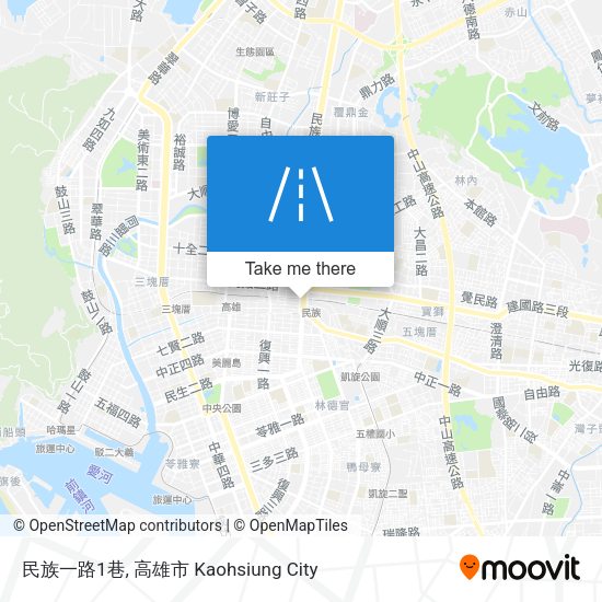 民族一路1巷 map