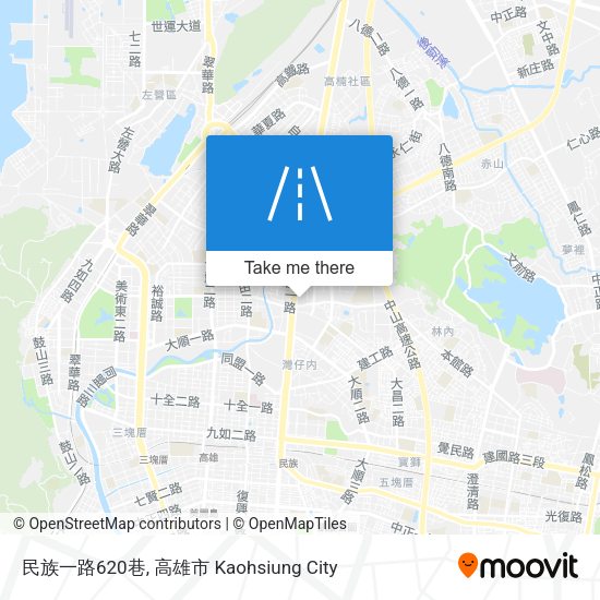 民族一路620巷 map