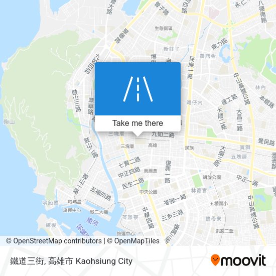 鐵道三街 map