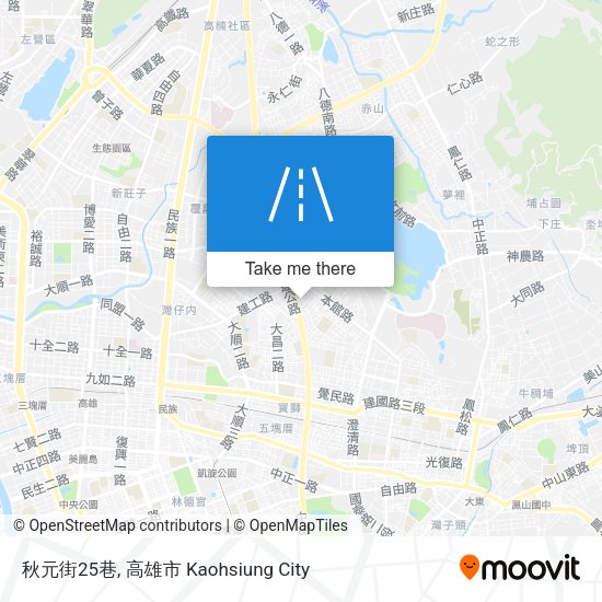 秋元街25巷 map