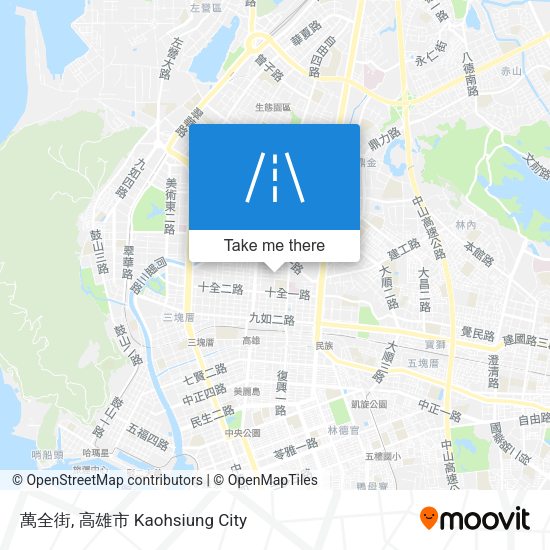萬全街 map
