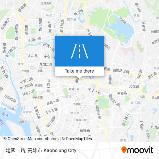 建國一路 map