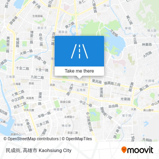 民成街 map
