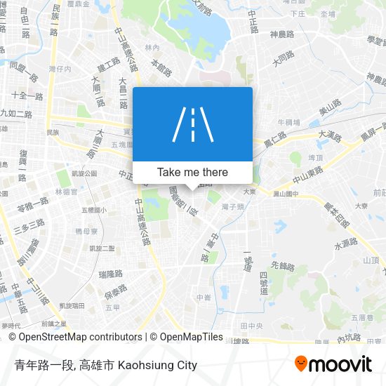 青年路一段 map