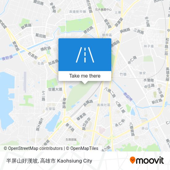 半屏山好漢坡 map
