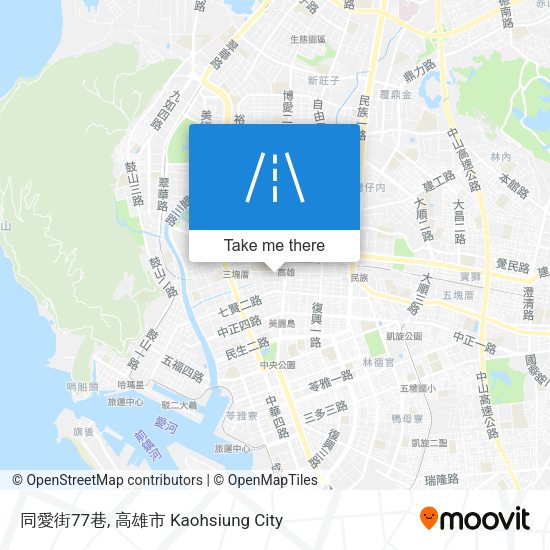同愛街77巷 map