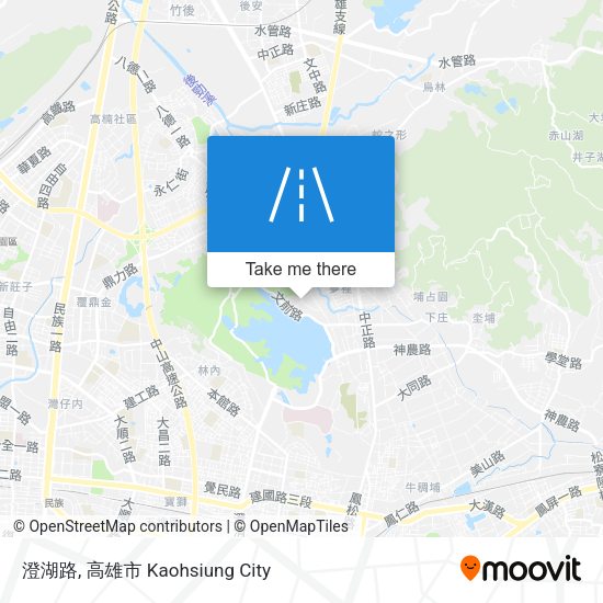 澄湖路地圖