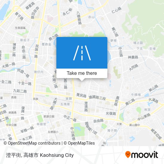 澄平街地圖