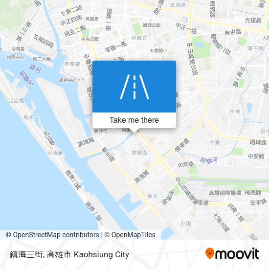 鎮海三街地圖