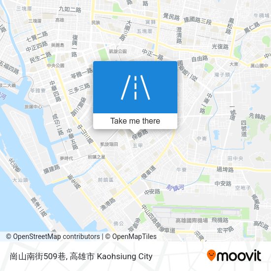 崗山南街509巷地圖