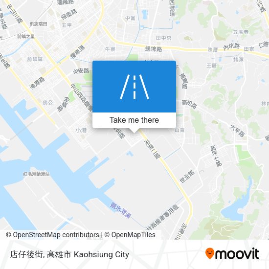 店仔後街 map
