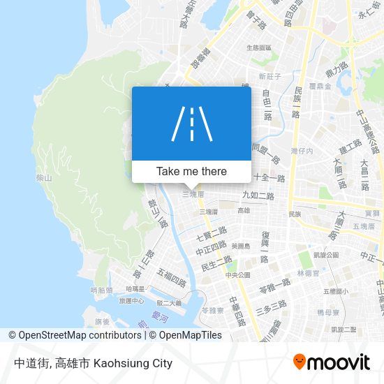 中道街 map