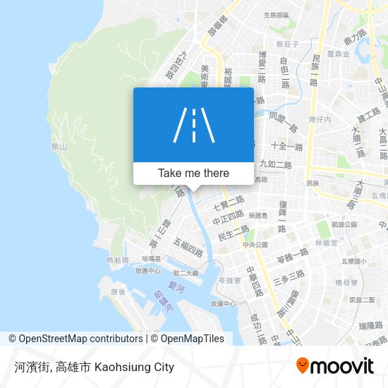 河濱街 map