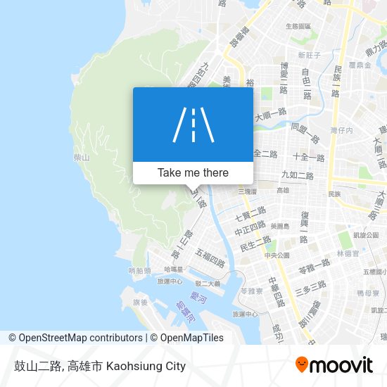 鼓山二路地圖
