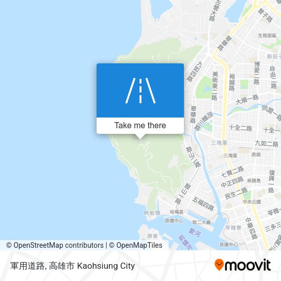 軍用道路 map