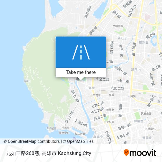 九如三路268巷 map
