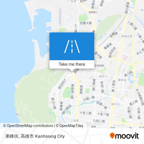 果峰街 map