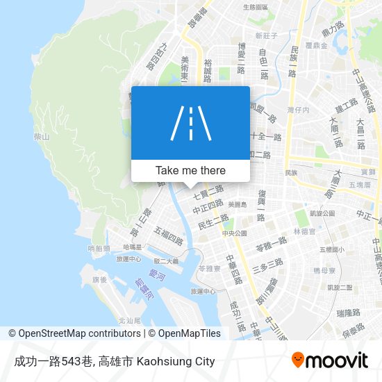 成功一路543巷地圖