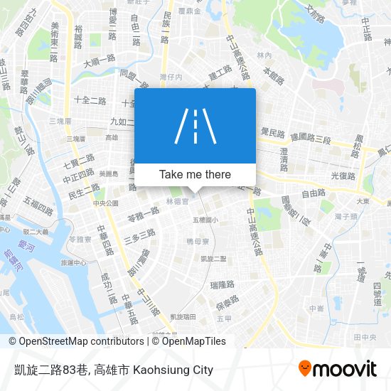 凱旋二路83巷 map