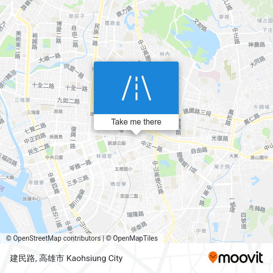 建民路地圖