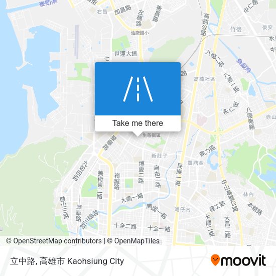 立中路 map