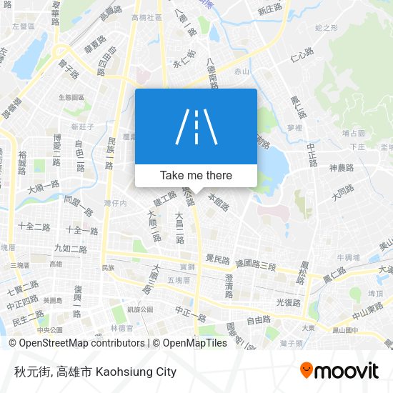 秋元街地圖