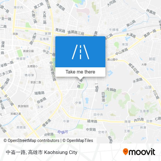 中崙一路地圖