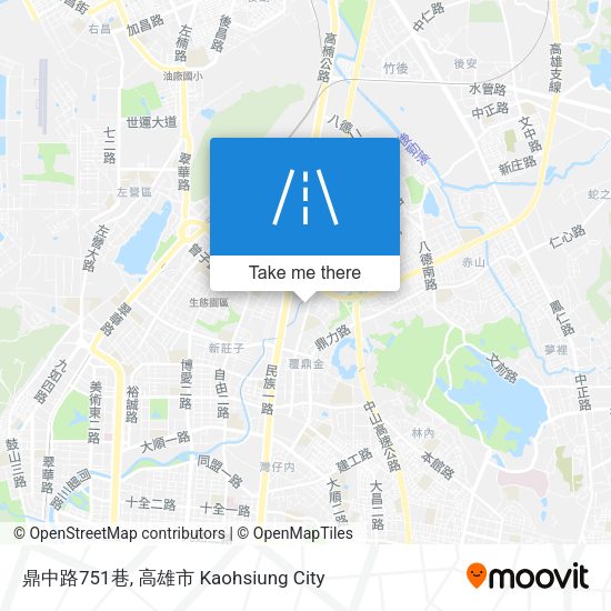 鼎中路751巷地圖