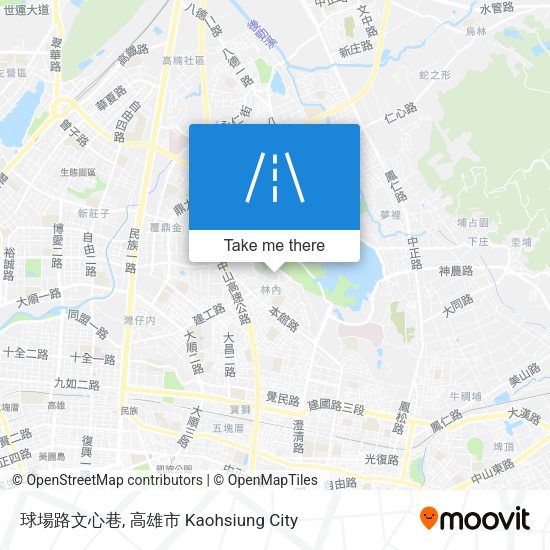 球場路文心巷地圖