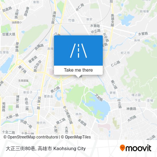 大正三街80巷地圖