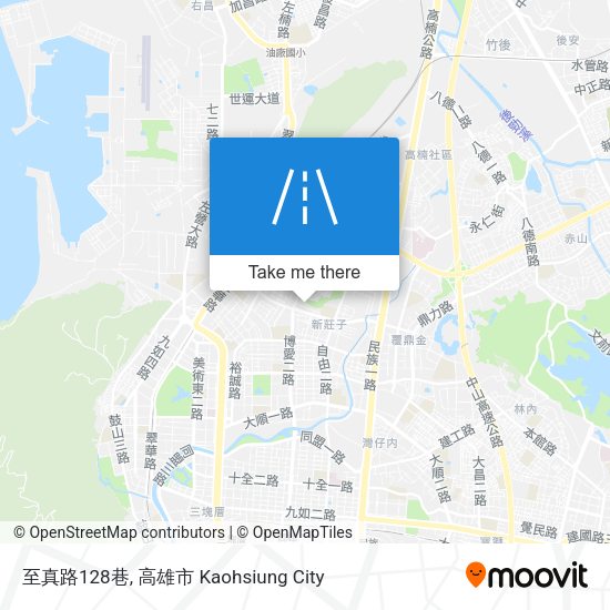 至真路128巷 map