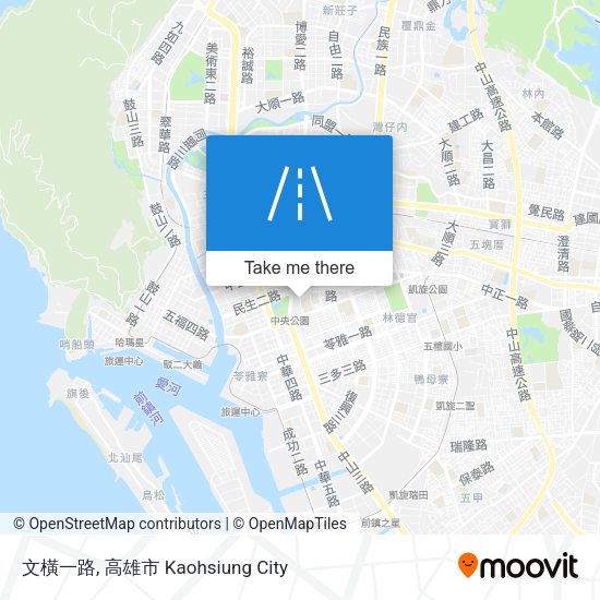 文橫一路地圖