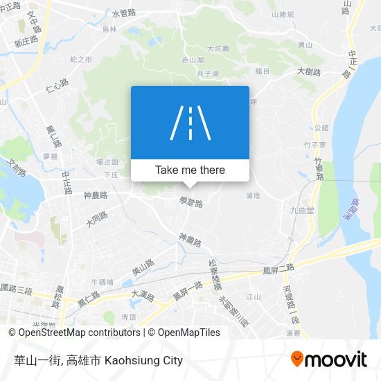 華山一街 map