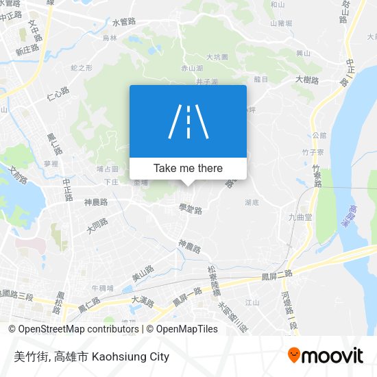美竹街 map