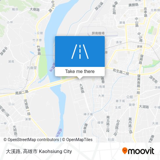 大溪路 map