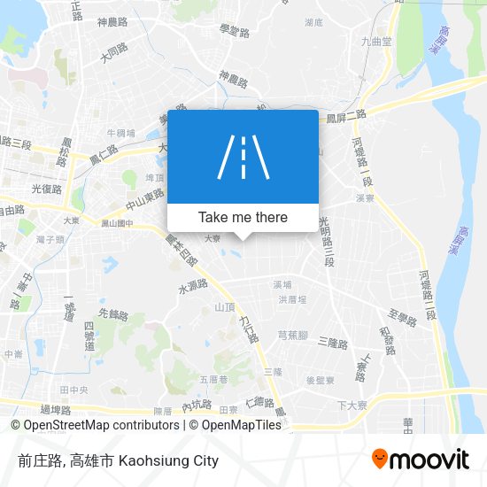 前庄路地圖