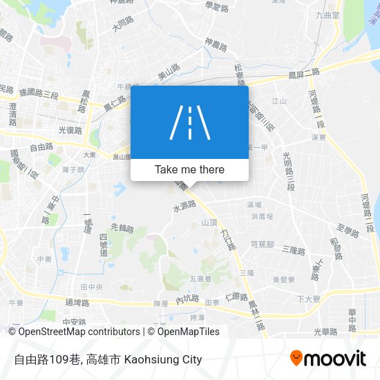 自由路109巷地圖