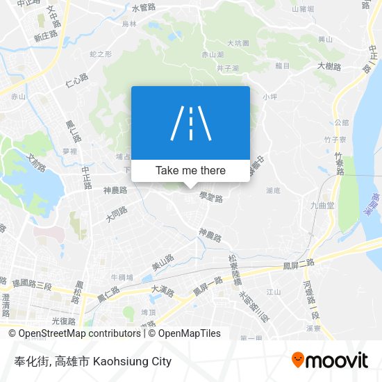 奉化街 map