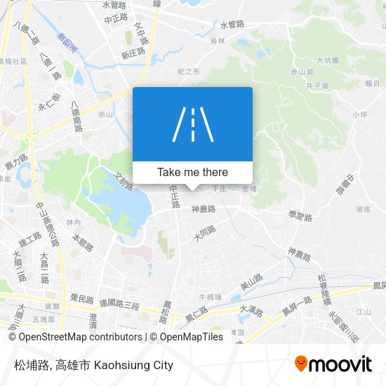 松埔路地圖