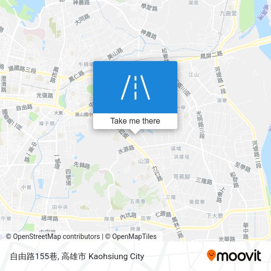 自由路155巷地圖